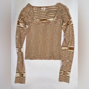 COTTON ON Fitted Square-Neck Long sleeve Baby tee